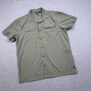 Eastern‎ Mountain Sports EMS Vented Shirt Mens Large Outdoors Fishing Button Up